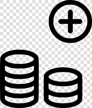 Add Coins Add Plus Penny   Penny Icon Png  Transparent Png