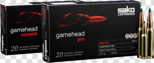 Gamehead Pro And Gamehead Varmint   Sako 6 5 Creedmoor Ammo  HD Png Download