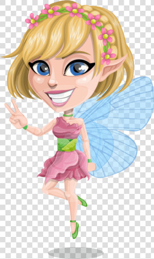 Blonde Fairy Cartoon Vector Character Aka Tally The   Cartoon Money Fairy  HD Png Download