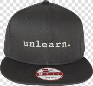 Unlearn Dark Grey New Era Snapback Hat V   Baseball Cap  HD Png Download