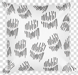 Scratched Pillow   Monochrome   Cushion  HD Png Download