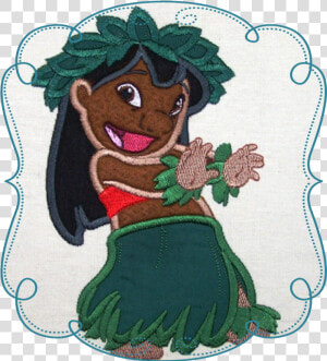 Lila Dancing   Stitch Girl  HD Png Download