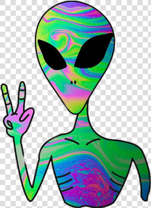 Alien Png Trippy   Trippy Alien  Transparent Png