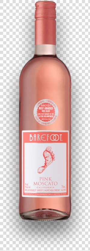 Barefoot Pink Moscato Wine   Pink Barefoot Wine  HD Png Download