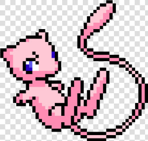 Pixel And Kawaii Image   Pixel Art Pokemon Mew  HD Png Download