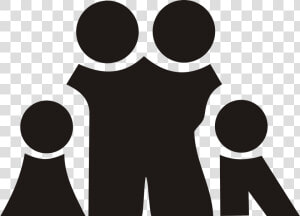 Family Black And White Clipart Family   Family Clip Art  HD Png Download