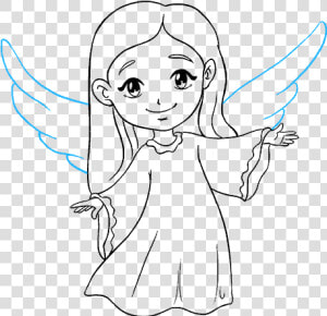 Graphic Library Download Collection Of Free Archangel   Angel Drawing  HD Png Download