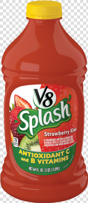 V8 Juice Strawberry Kiwi  HD Png Download