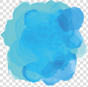 Transparent Watercolor Brush Strokes Png   Blue Brush Vector Png  Png Download