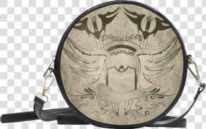 Vintage  Shield With Swords Round Sling Bag   Marinette Dupain Cheng Tasche  HD Png Download