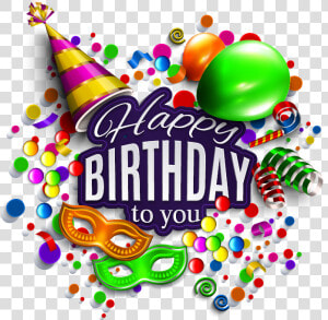 Transparent Happy Birthday Vector Png   Wish You Happy Birthday Png  Png Download