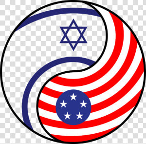 Yin Yang Israel America Clip Arts   America And Israel Png  Transparent Png