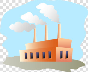 Clipart Of Necessary  Manufacturer And Industries   Factory Clipart  HD Png Download