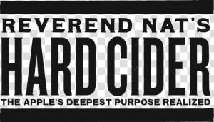 Reverend Nat S Hard Cider  HD Png Download