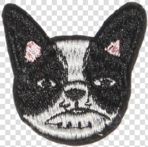 Vintage Cute French Bulldog Logo Embroidery   French Bulldog  HD Png Download