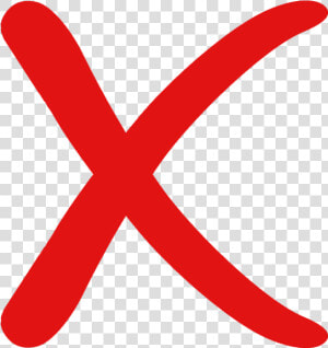 Cross Brush Png   Wrong Red Cross Png  Transparent Png