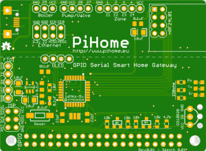 Serial Gateway On Raspberry Pi Zero Gpio Pcb   Electronic Engineering  HD Png Download