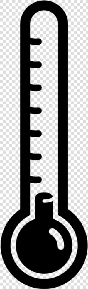 Thermometer Clipart Png Transparent Png   Png Download   Thermometer Black And White  Png Download