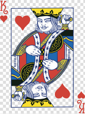 King Of Hearts Png   Card King Of Hearts  Transparent Png