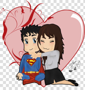 Superman Y Lois Lane   Superman And Lois Lane Cute  HD Png Download