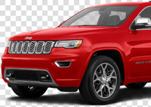 Suvs For Sale   2019 Jeep Grand Cherokee Overland Red  HD Png Download