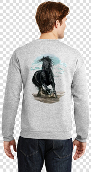 Outer Banks Wild Horse Sweatshirt   Stallion  HD Png Download