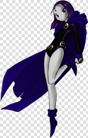 Danny Phantom Coloring Pages   Teen Titans Raven Transparent  HD Png Download