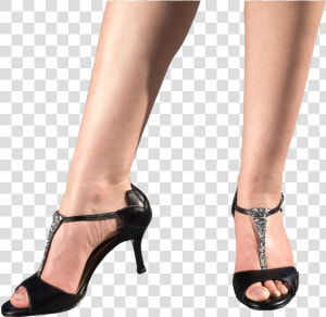 Ref1209 Black Leather Women Shoes High Heels For Corporate   Ladies Leg Shoes Png  Transparent Png