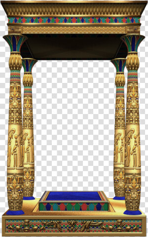 Ancient Egypt Clip Art   Ancient Egyptian Pillars Architecture  HD Png Download