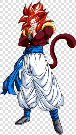 Dragon Ball Z Gogeta Ssj4  HD Png Download