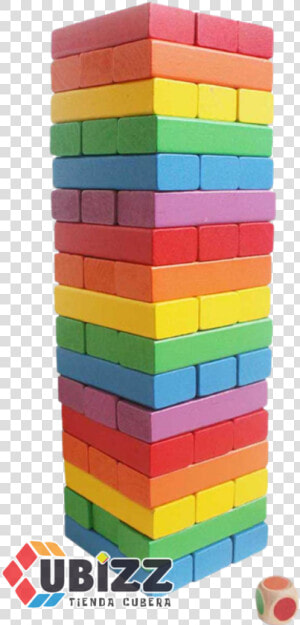 Jenga Colored Blocks  HD Png Download