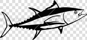 Tuna Fish Clipart Black And White Clip Transparent   Tuna Png Black And White  Png Download