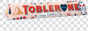 Toblerone White Chocolate Sleeve Designed By Soleil   Toblerone Valentine Day Pack  HD Png Download