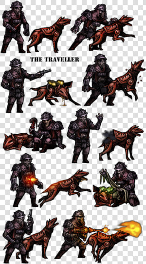 Darkest Dungeon Hound Master Mods  HD Png Download