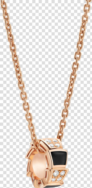 Transparent Gold Necklace Png   Bulgari New Serpenti Necklace  Png Download