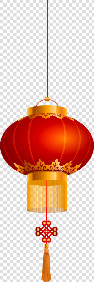 Chinese Lantern Gold Red Png Clip Art   Chinese Paper Lanterns Png  Transparent Png