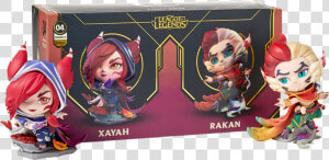 Rakan And Xayah Figures  HD Png Download