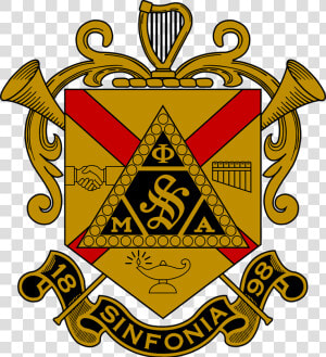 Phi Mu Alpha Sinfonia Crest  HD Png Download