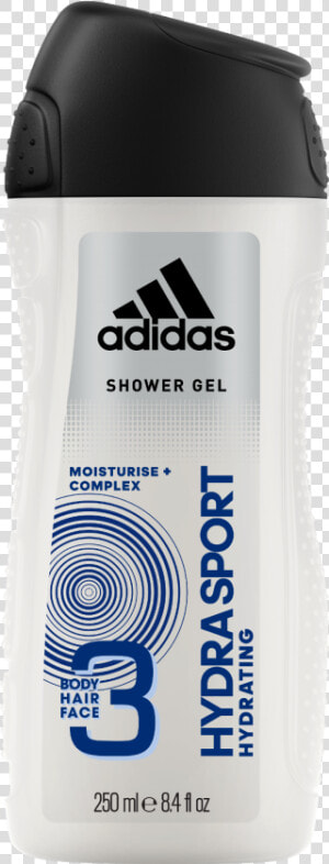 Hydra Sport 3in1 Body  Hair And Face Shower Gel For   Adidas Active Start Shower Gel  HD Png Download