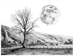 Png Freeuse Stock Beautiful Nature Drawings Wire   Pencil Sketching Landscape  Transparent Png