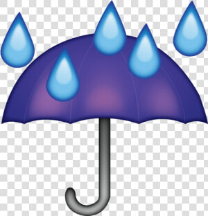 Rain Drops Png   Umbrella Rain Emoji Png  Transparent Png