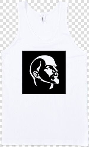 Lenin Fine Jersey Tank Top Unisex By Itee   Sleeveless Shirt  HD Png Download