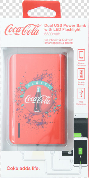 Coca Cola Always Dual Power Bank Title Coca Cola   Coca Cola Power Bank  HD Png Download