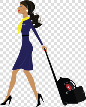 Download Flight Attendant Png Pic   Flight Attendant Clipart Transparent  Png Download