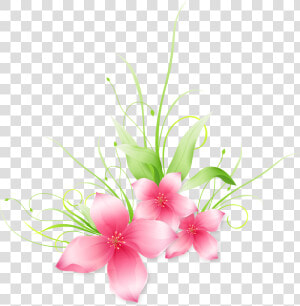 Pink Flower Png Clip   Vector Bunga Pink Png  Transparent Png