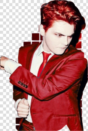  gerardway  gerard  way  red  aesthetic  hesitantalien   Gerard Way  HD Png Download