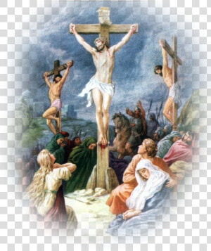 Bible Christian Of Cross Jesus Religion Crucifixion   God At The Cross  HD Png Download