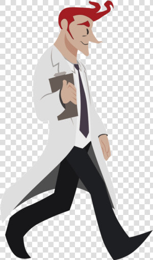 Walk Cycle Animation Scientist Image Gif   Walk Animation Gif Png  Transparent Png