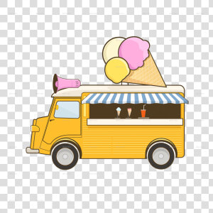 Ice Cream Truck Png   Ice Cream Truck Vector Png  Transparent Png