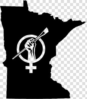 Minnesota Art And Feminism Logo Transparency   Minnesota Electoral Map 2016  HD Png Download